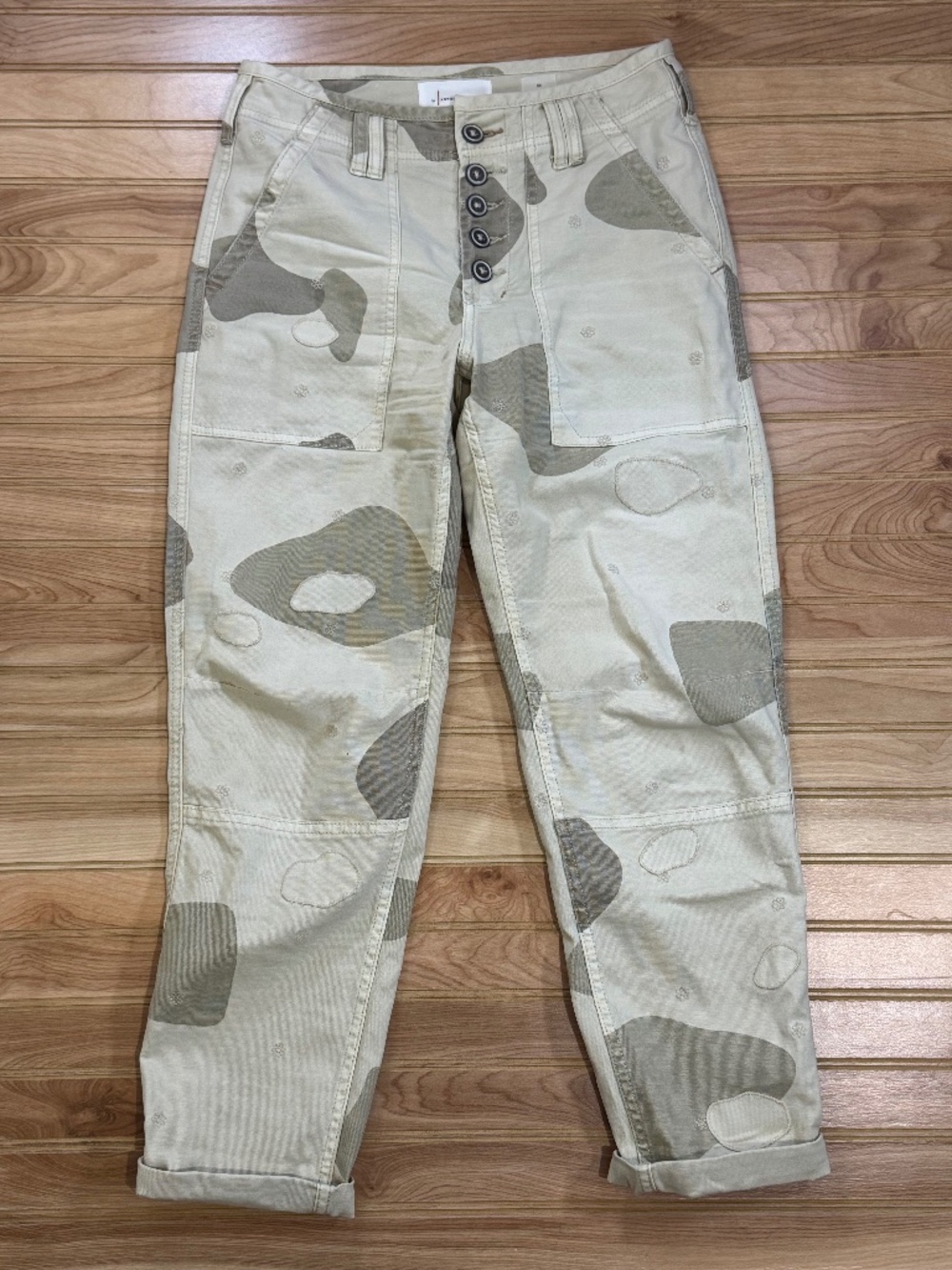 Anthropologie Tan Camo Pants - 26